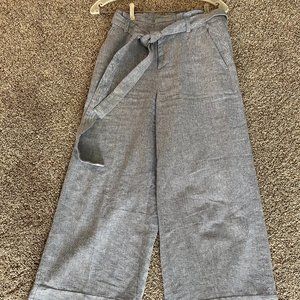 Banana Republic High Waist Wide Leg Pants (Crop)